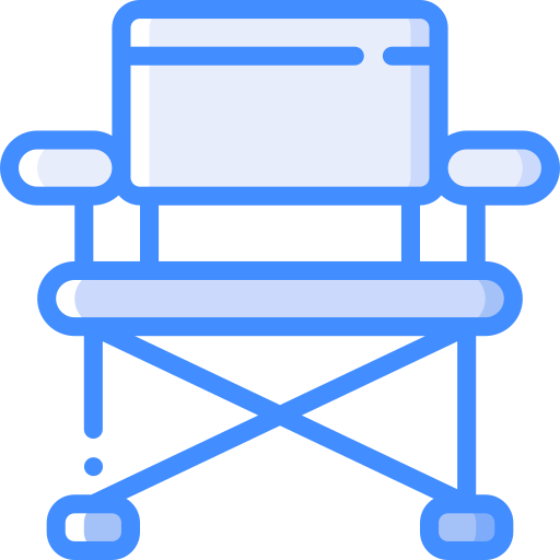 sedia da campeggio Basic Miscellany Blue icona