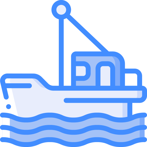 Barco de pesca Basic Miscellany Blue icono