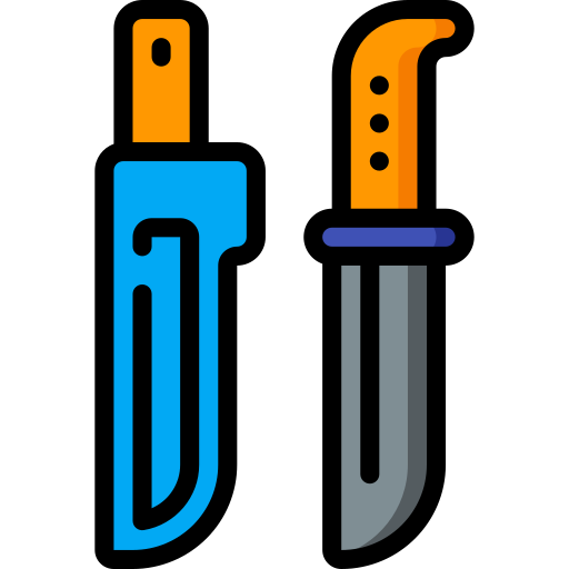 nóż Basic Miscellany Lineal Color ikona