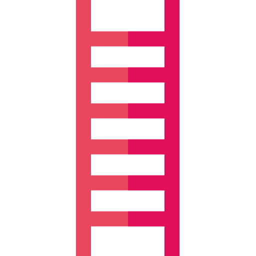 leiter Basic Straight Flat icon