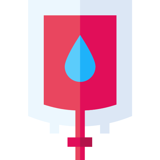 Blood transfusion Basic Straight Flat icon