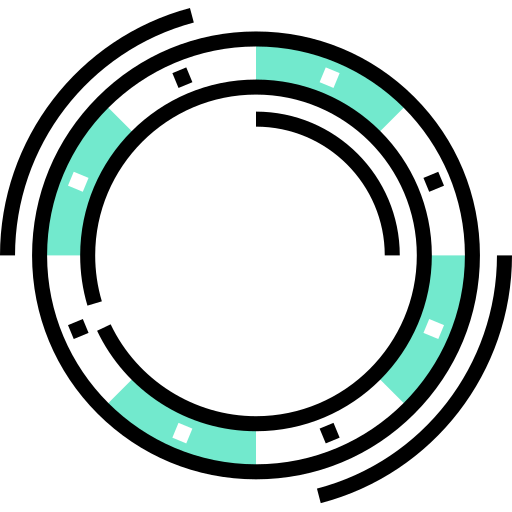 Hula hoop Detailed Straight One Color icon