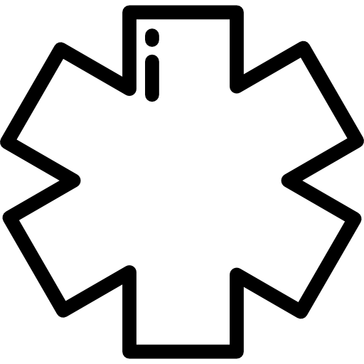 gwiazdka Detailed Rounded Lineal ikona