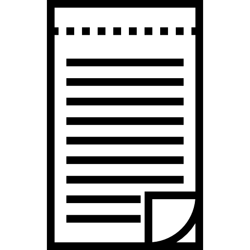 podkładka Detailed Straight Lineal ikona