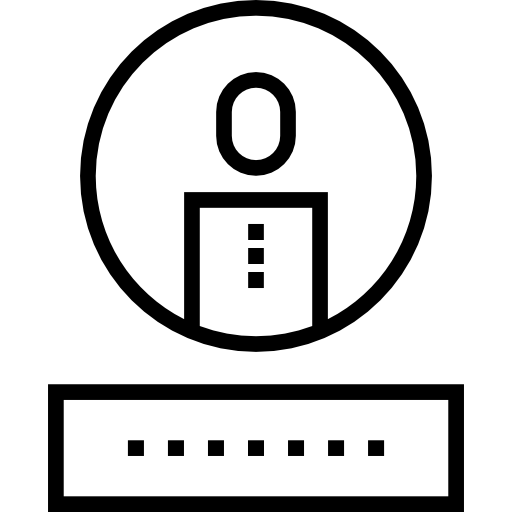 parola d'ordine Detailed Straight Lineal icona