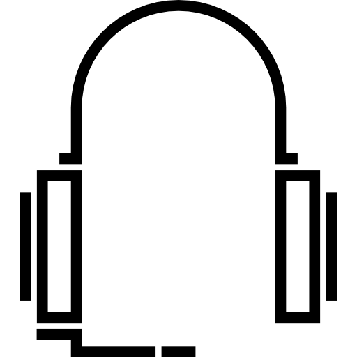 ヘッドセット Detailed Straight Lineal icon