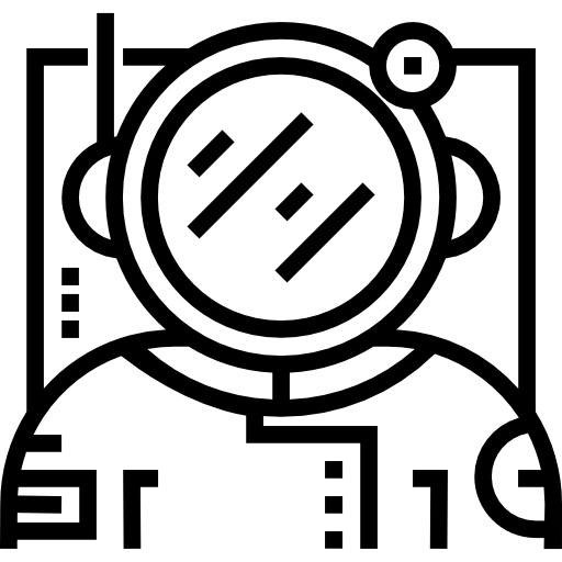 宇宙飛行士 Detailed Straight Lineal icon