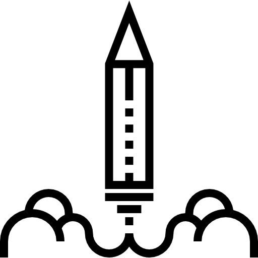 Rocket Detailed Straight Lineal icon