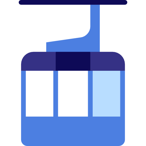 Aerial tramway Special Flat icon
