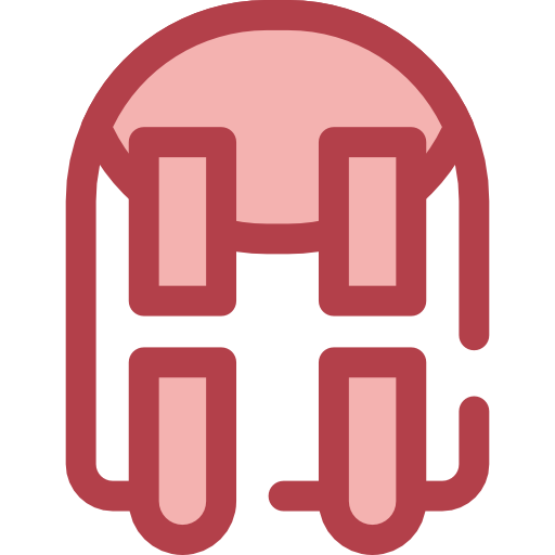 rucksack Monochrome Red icon