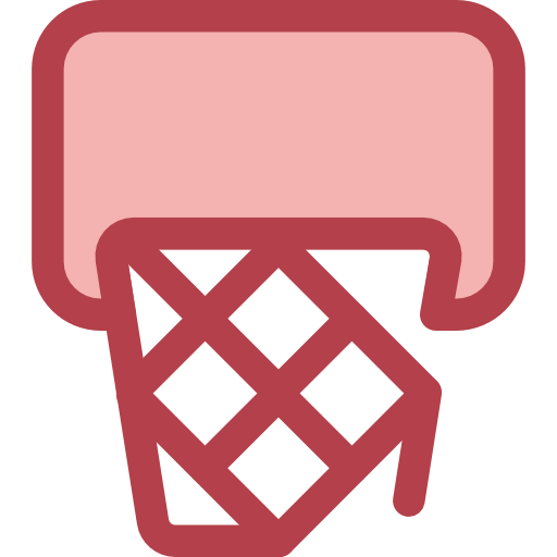 korb Monochrome Red icon