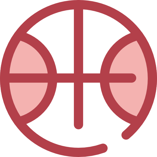 pallacanestro Monochrome Red icona