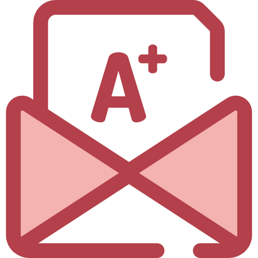 Letter Monochrome Red icon