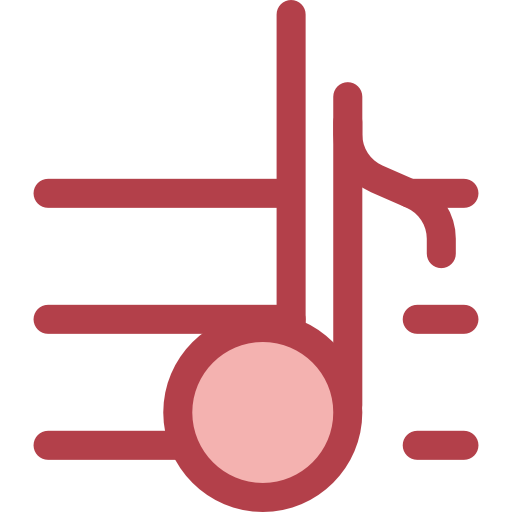 pentagrama Monochrome Red icono