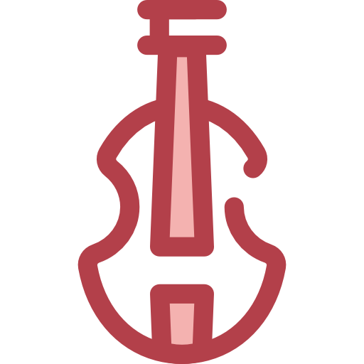 violín Monochrome Red icono