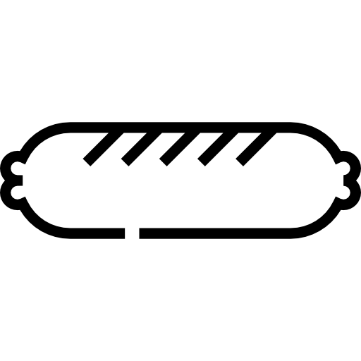 linguiça Detailed Straight Lineal Ícone