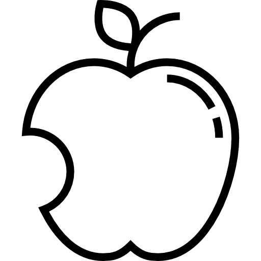 Apple Detailed Straight Lineal icon