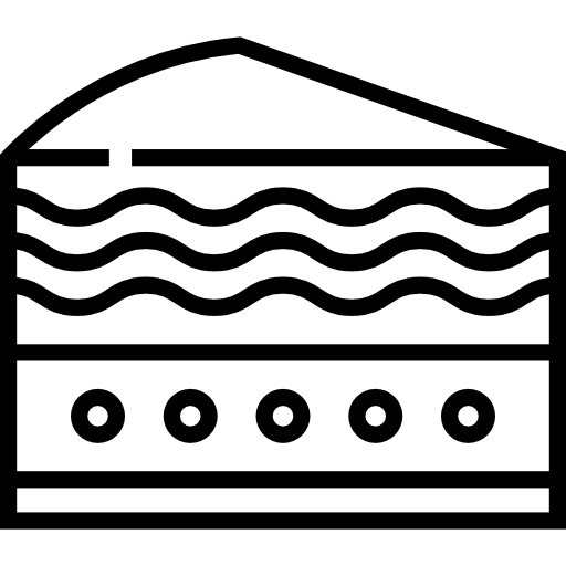 pezzo di torta Detailed Straight Lineal icona