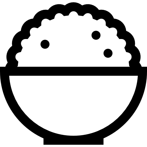 ryż Basic Straight Lineal ikona