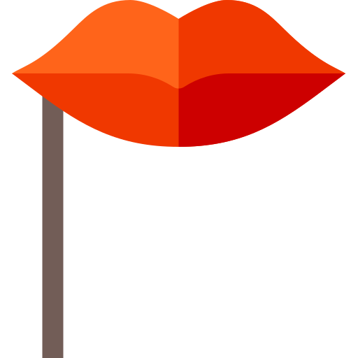 lippen Basic Straight Flat icon