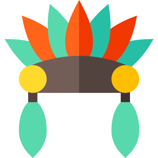Native american Basic Straight Flat icon