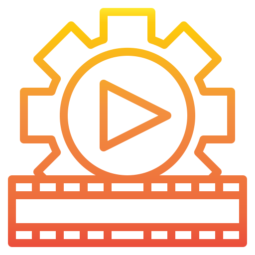 Video player Catkuro Gradient icon