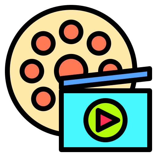 Video player Catkuro Lineal Color icon