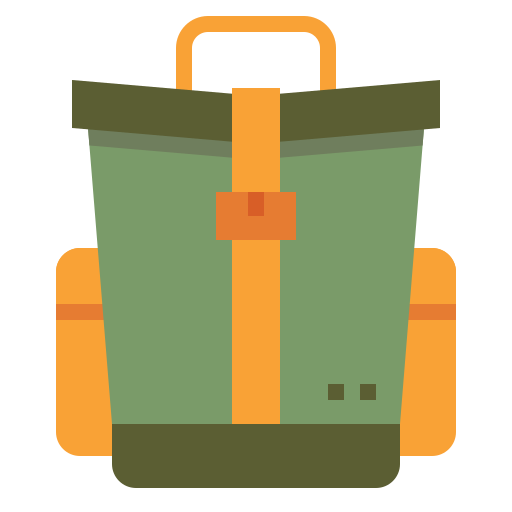 Backpack Nhor Phai Flat icon