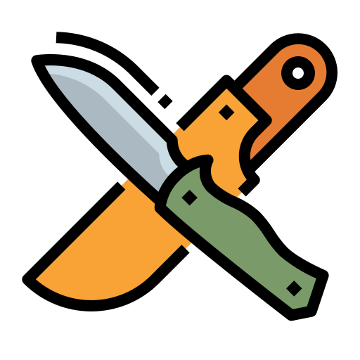 Knife Nhor Phai Lineal Color icon
