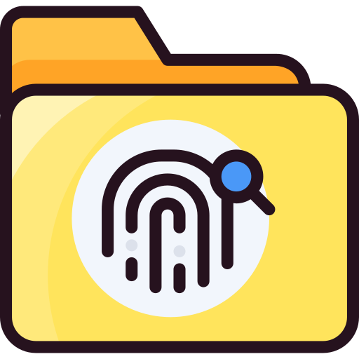 Fingerprint Tastyicon Lineal color icon