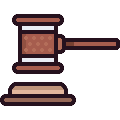 Gavel Tastyicon Lineal color icon