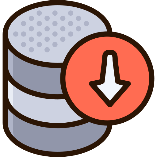 Database Tastyicon Lineal color icon