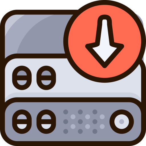 Server Tastyicon Lineal color icon
