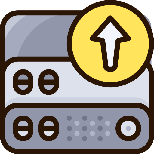 Сервер Tastyicon Lineal color иконка