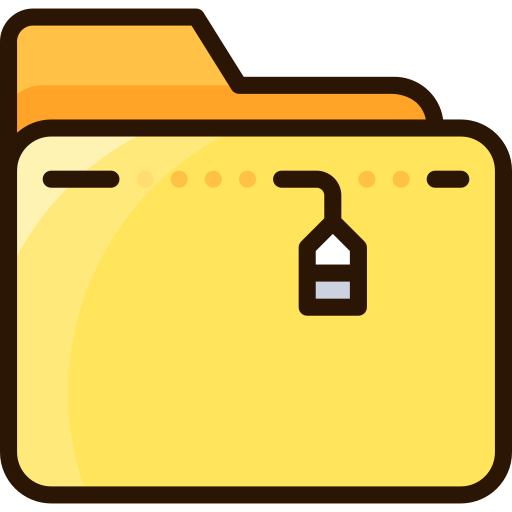 Zip file Tastyicon Lineal color icon