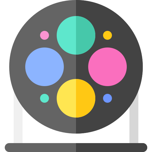 Światła Basic Rounded Flat ikona
