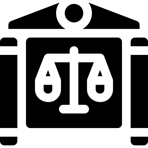 tribunal Basic Rounded Filled Icône