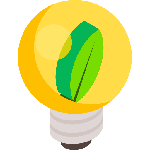 zielona energia Isometric Flat ikona