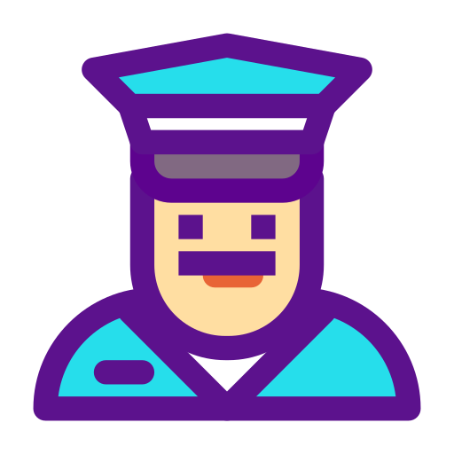 Cop Darius Dan Lineal Color icon