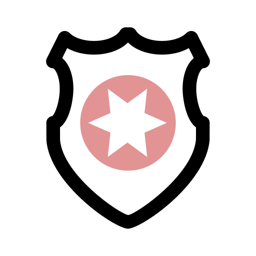 odznaka policyjna Darius Dan Two tone ikona