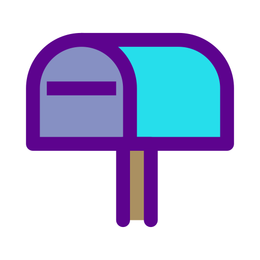 Mail box Darius Dan Lineal Color icon