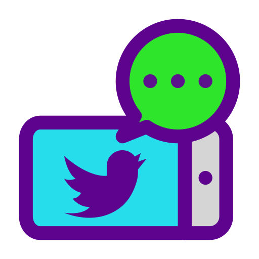 Tweet Darius Dan Lineal Color icon