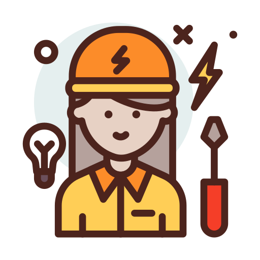 Electricista Darius Dan Lineal Color icono