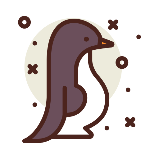 pinguin Darius Dan Lineal Color icon