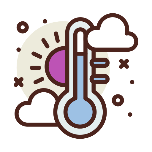 temperatura Darius Dan Lineal Color icona