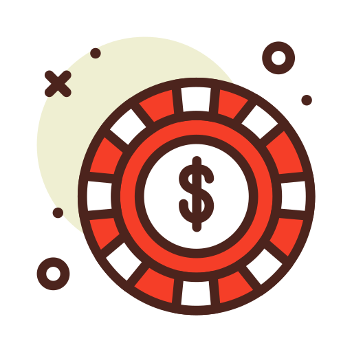 casinofiches Darius Dan Lineal Color icoon