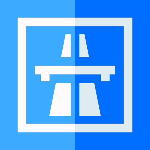 autopista Basic Straight Flat icono