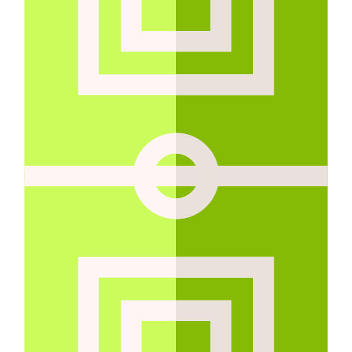 Football field Basic Straight Flat icon