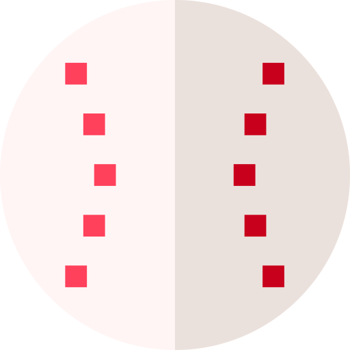 Baseball ball Basic Straight Flat icon