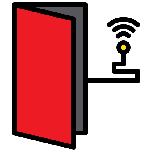 Puerta xnimrodx Lineal Color icono